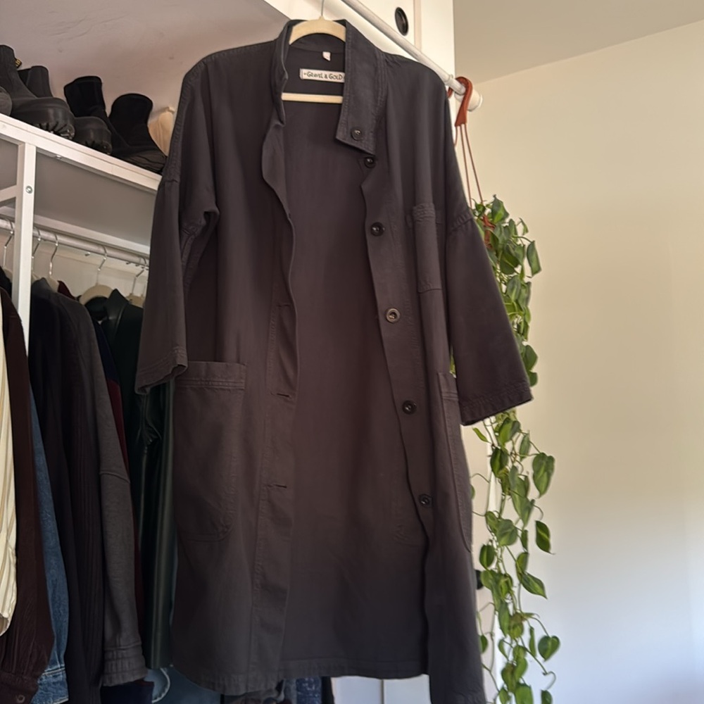 Gravel and Gold Yuba Coat Asphalt Size 0 / Small - Picture 3 of 12